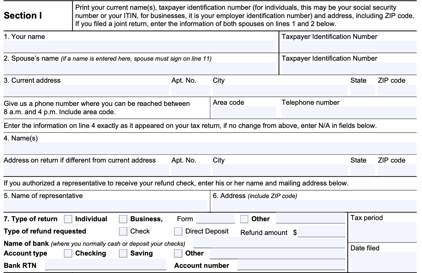 IRS Form 3911 Instructions Replacing A Lost Tax Refund Check