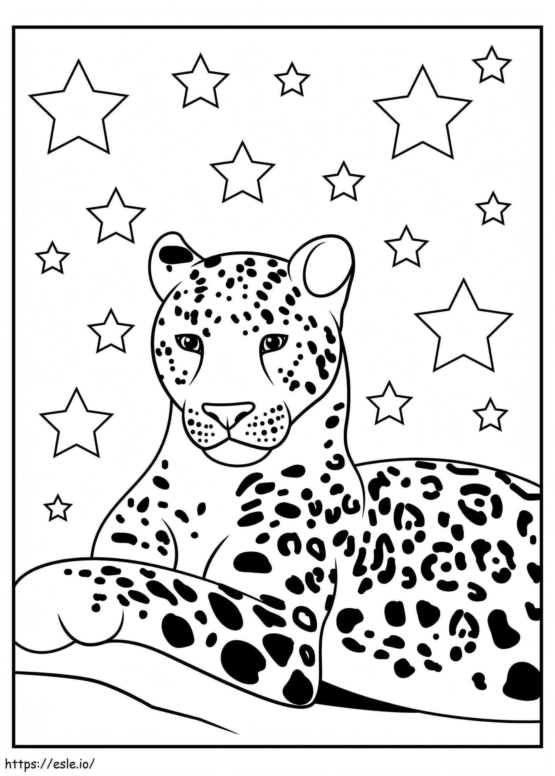 Jaguar Coloring Page Printable