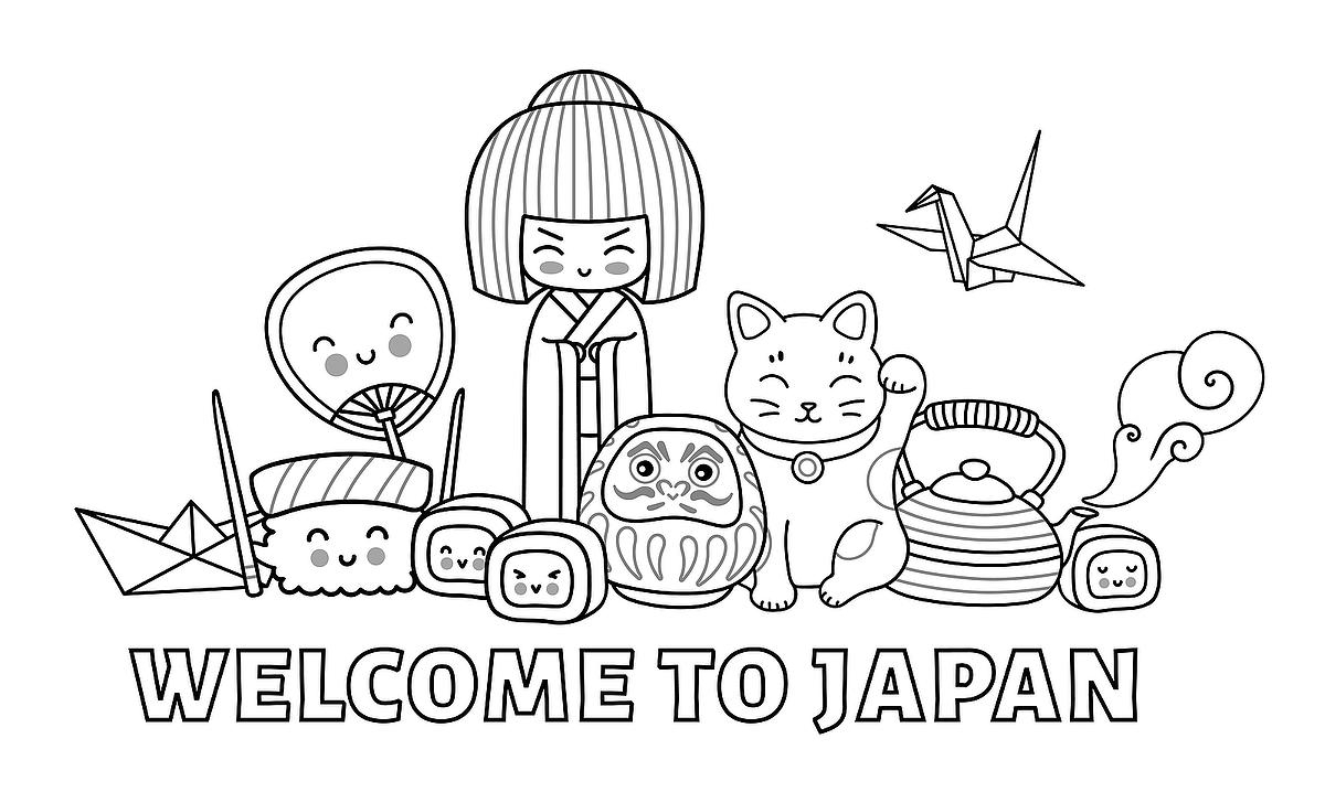 Japan Coloring Pages Fun Free Printable Coloring Pages Of Japanese Food Culture Printables 30Seconds Mom