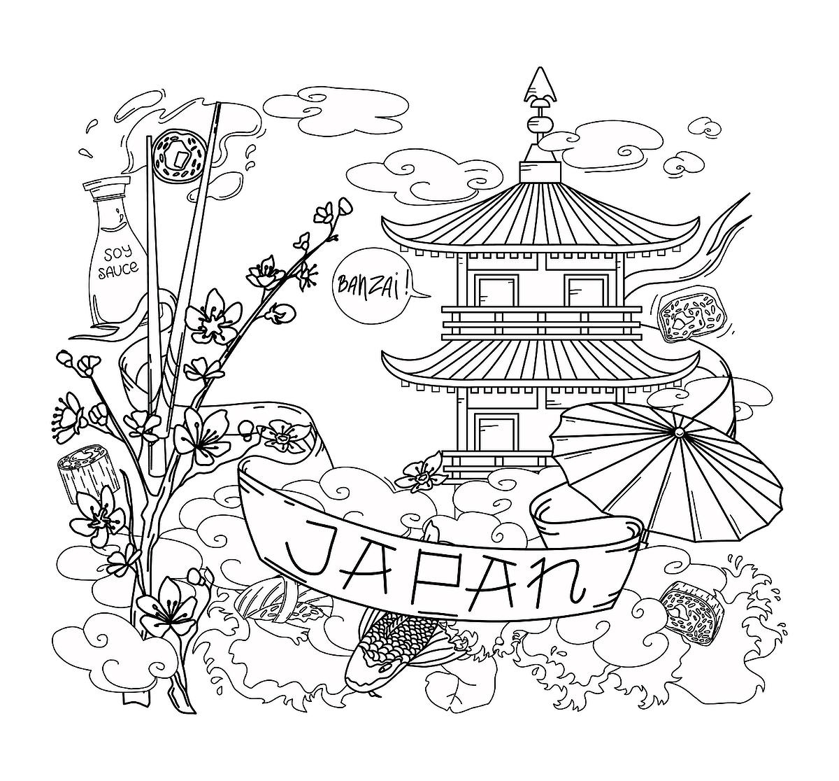 Japan Coloring Pages Fun Free Printable Coloring Pages Of Japanese Food Culture Printables 30Seconds Mom