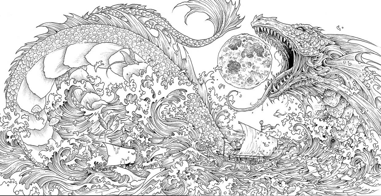 Printable Imagimorphia Coloring Pages