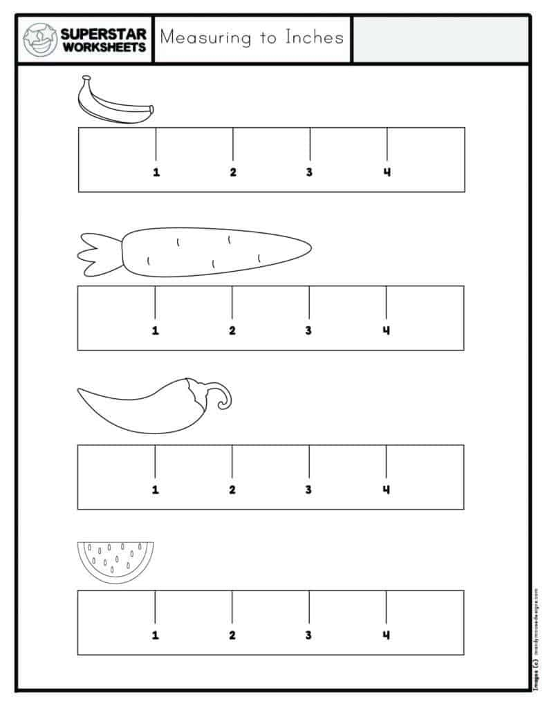 Kindergarten Measurement Worksheets Superstar Worksheets
