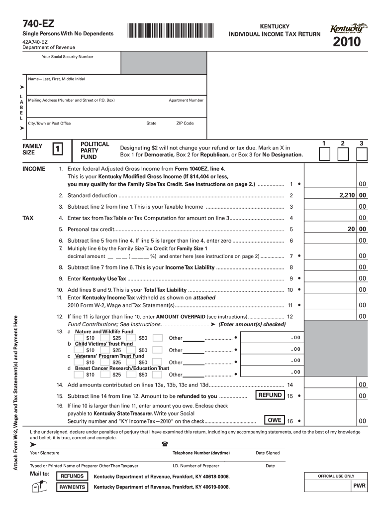Ky 740 Form 2023 Printable Fill Online Printable Fillable Blank PdfFiller