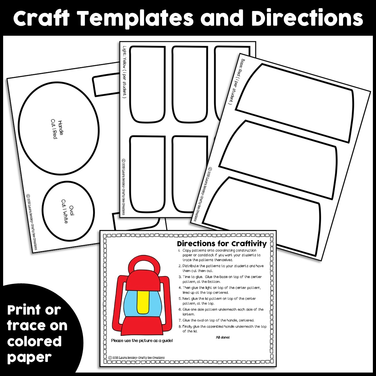 Lantern Craft Camping Craft Activity Camping Theme Activities Summer Made By Teachers