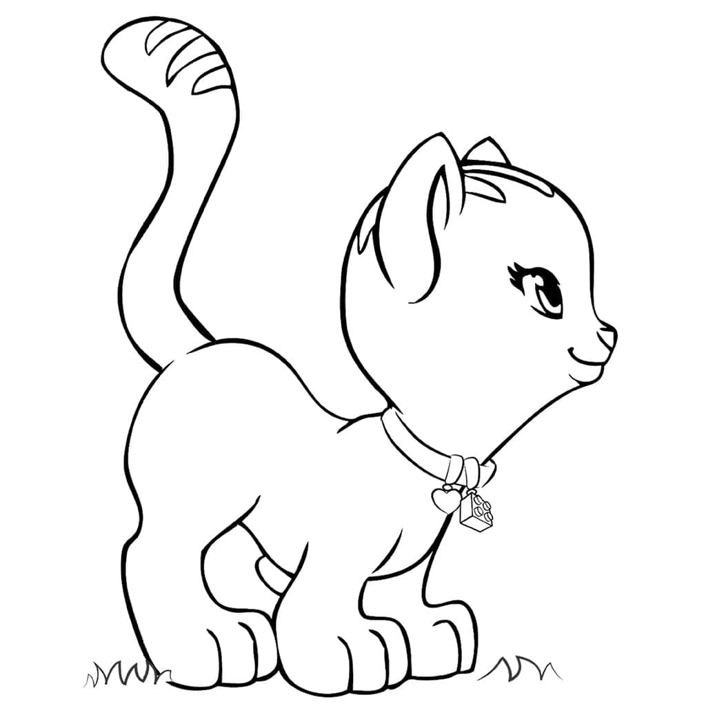 Lego Friends Cat Coloring Page Download Print Or Color Online For Free
