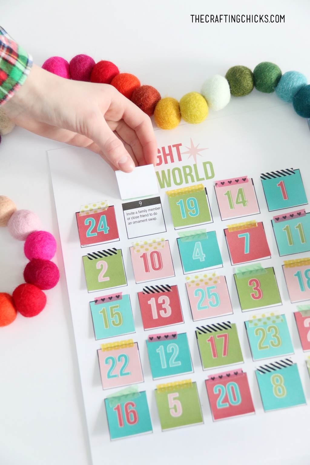 Light The World Printable Calendar