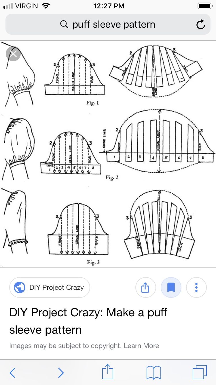 Links To Patterns For Puffy Princess Sleeves R sewhelp
