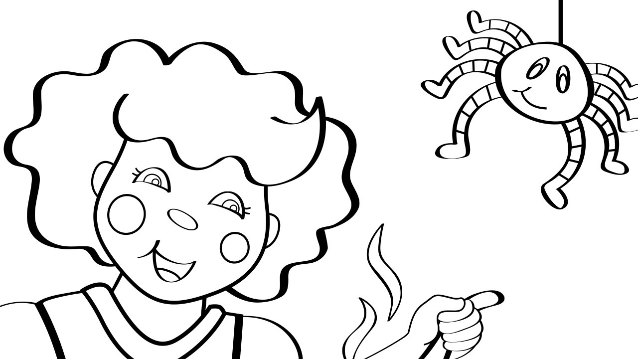 Little Miss Muffet Coloring Page Mother Goose Club