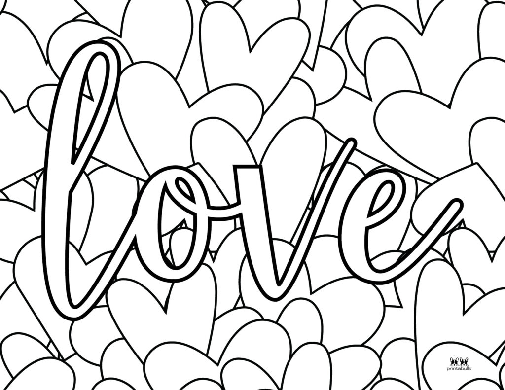 Love I Love You Coloring Pages FREE Printables Printabulls