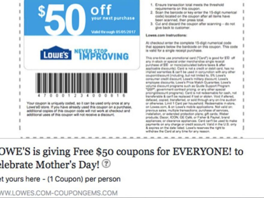 Lowes New Mover Coupon 2025