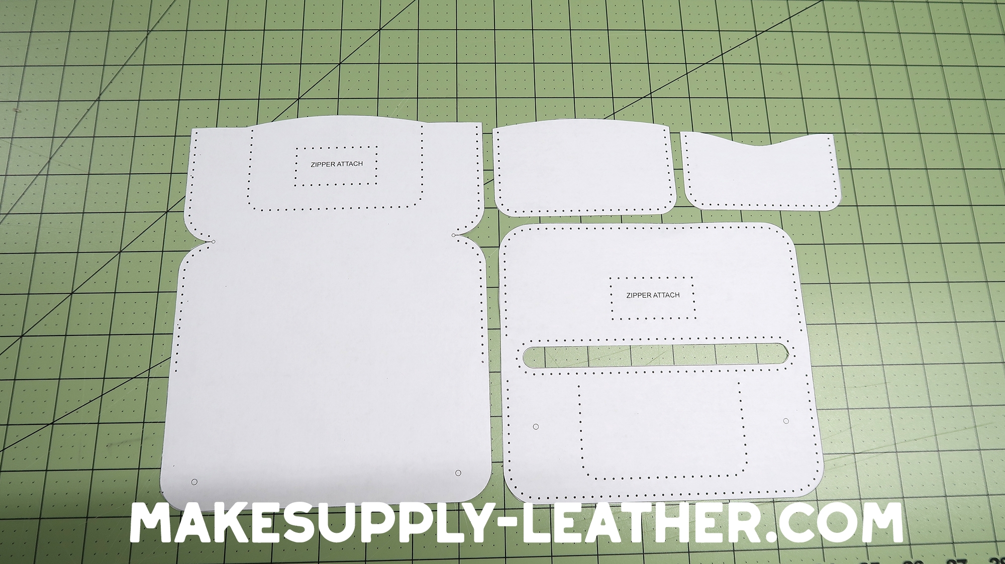 Make A Leather Trucker Wallet PDF Pattern MAKESUPPLY