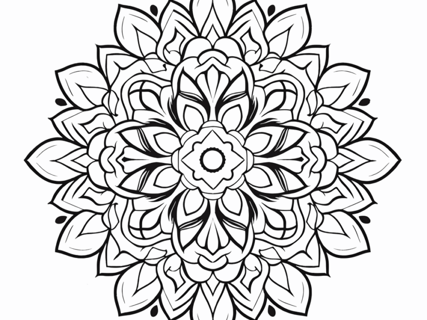 Mandala Coloring Pages For Adults Free Printable