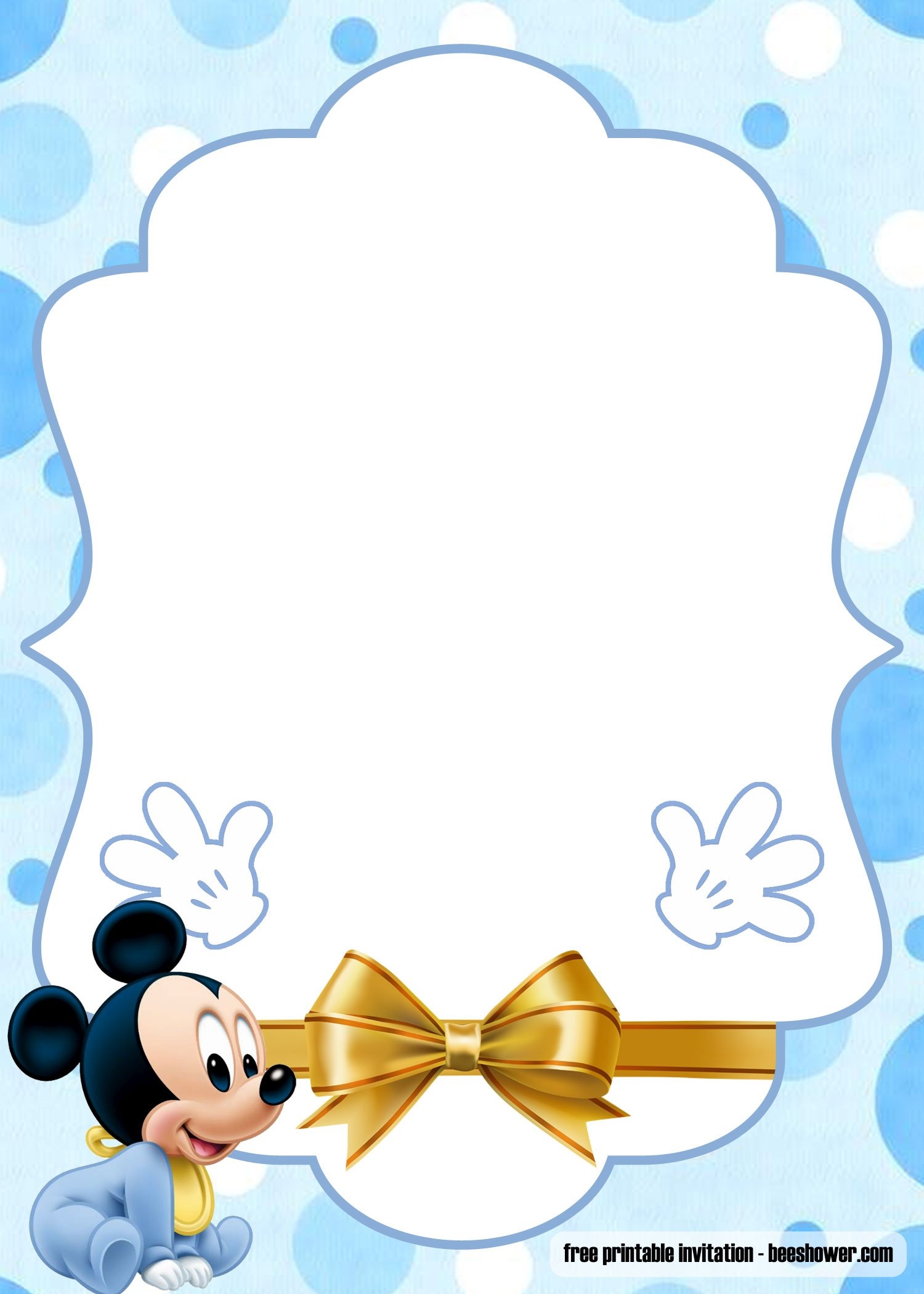 Mickey Mouse Baby Shower Invites 2025 Levitan
