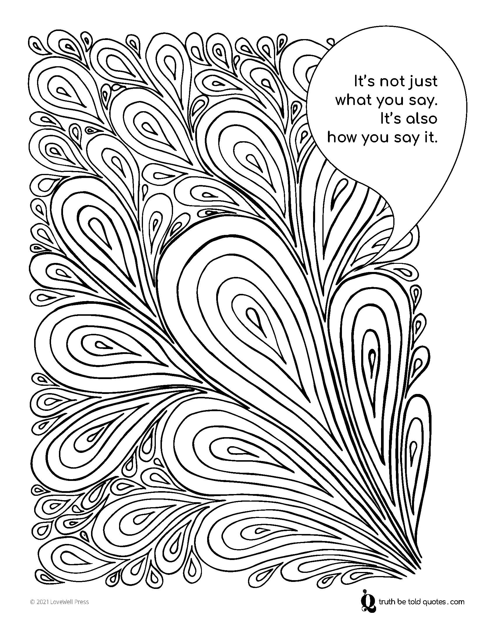Printable Coloring Pages Animals With Quotes