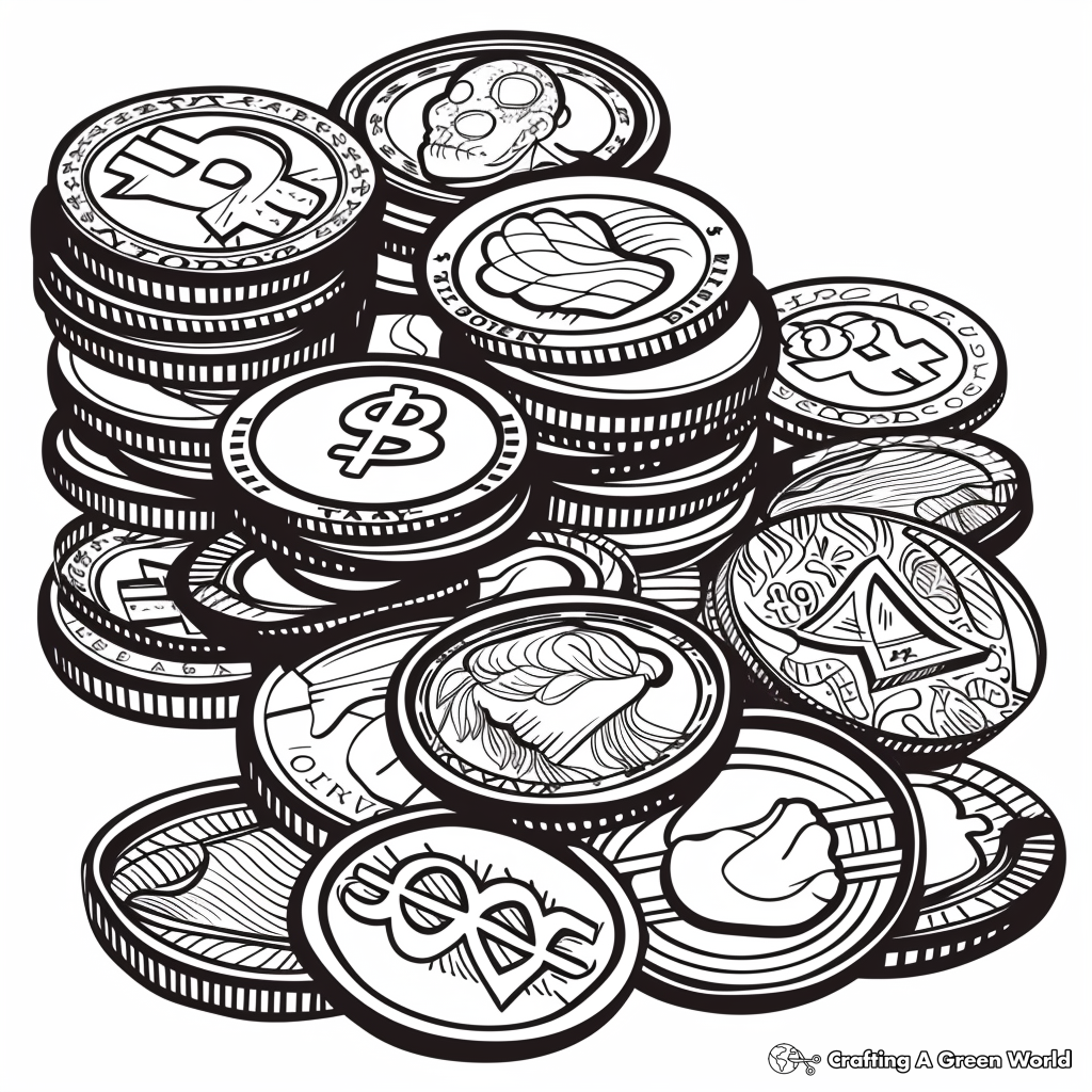 Money Coloring Pages Free Printable 