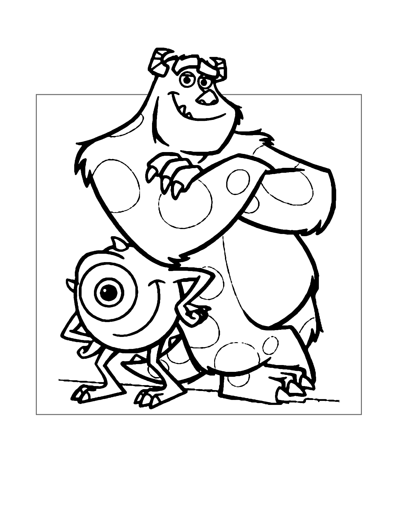 Monsters Inc Coloring Pages Printable Coloring Pages FREE