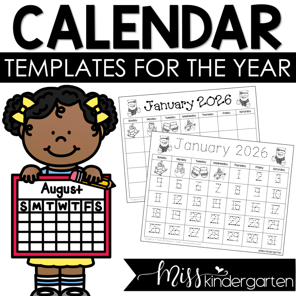 Editable Printable Calendar Template
