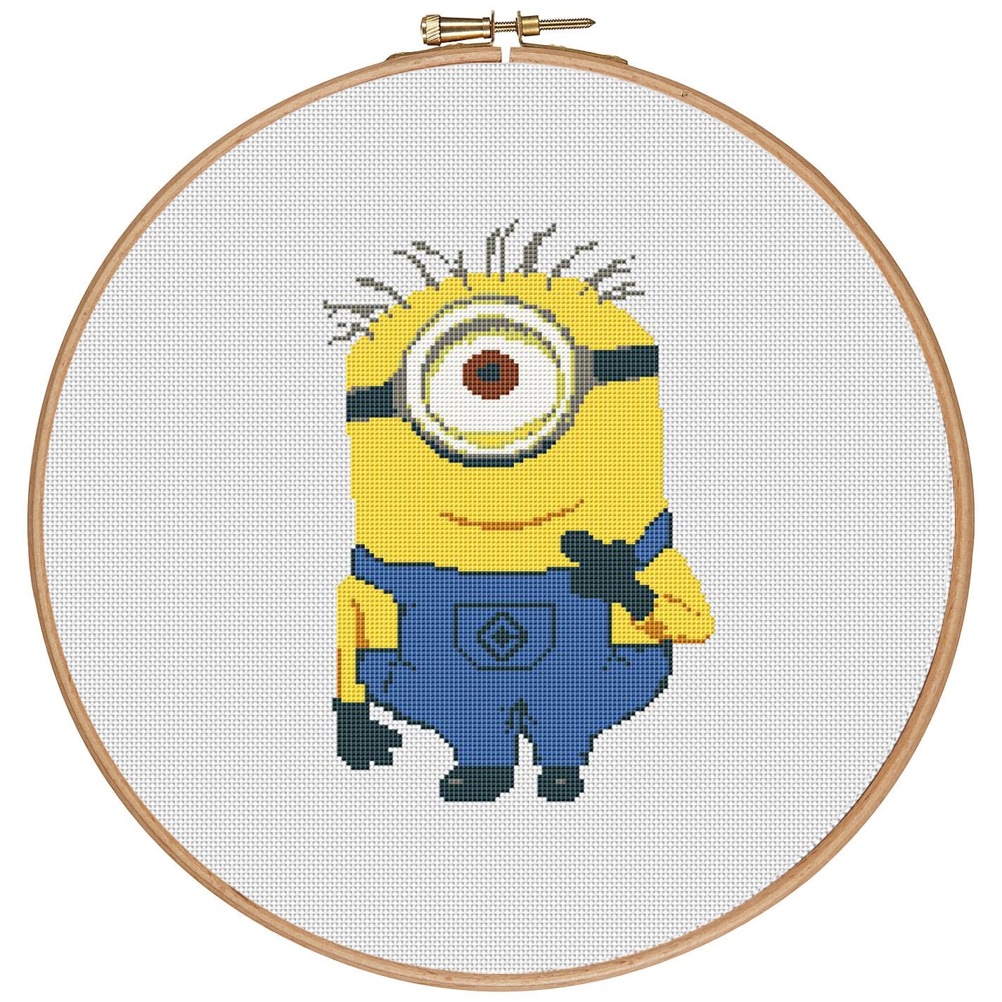 MORE For FREE Minion Counted Cross Stitch Pattern Pdf instant Download cross Stitch Pattern Children kids needlepoint 1635 Etsy