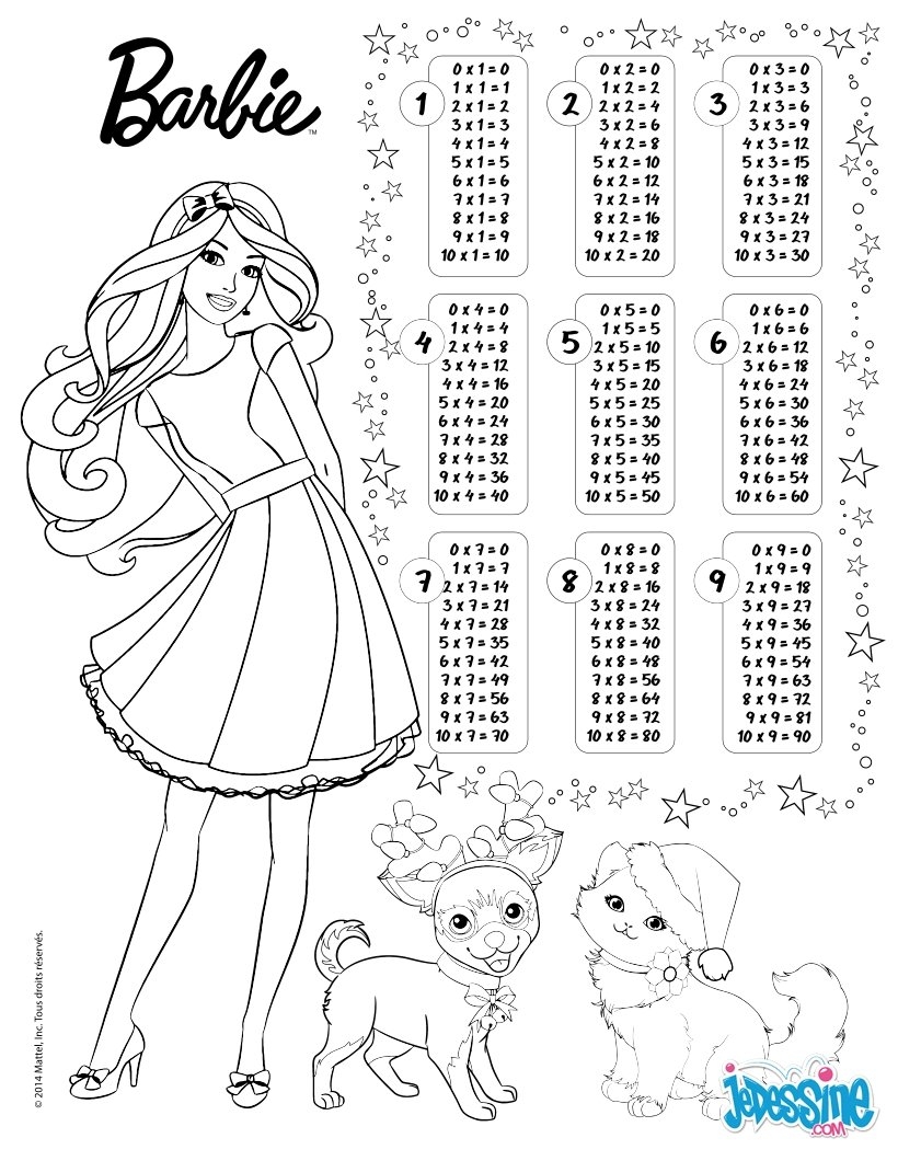 Free Printable Times Tables Colouring Sheets