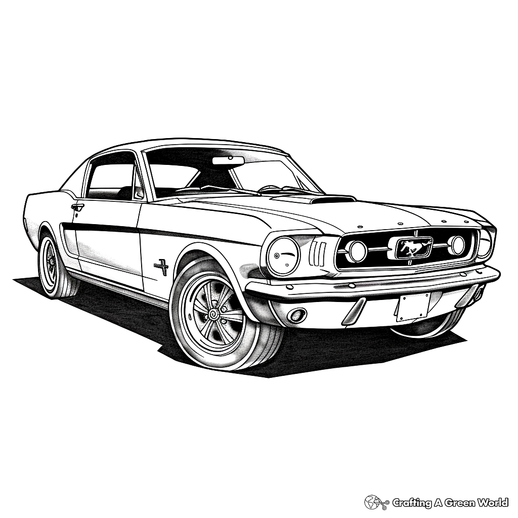 Car Color Pages Printable