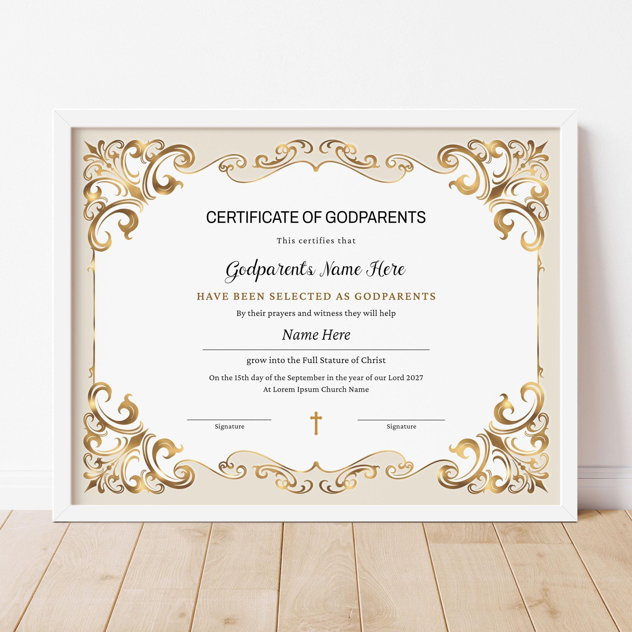 Naming Certificate Etsy