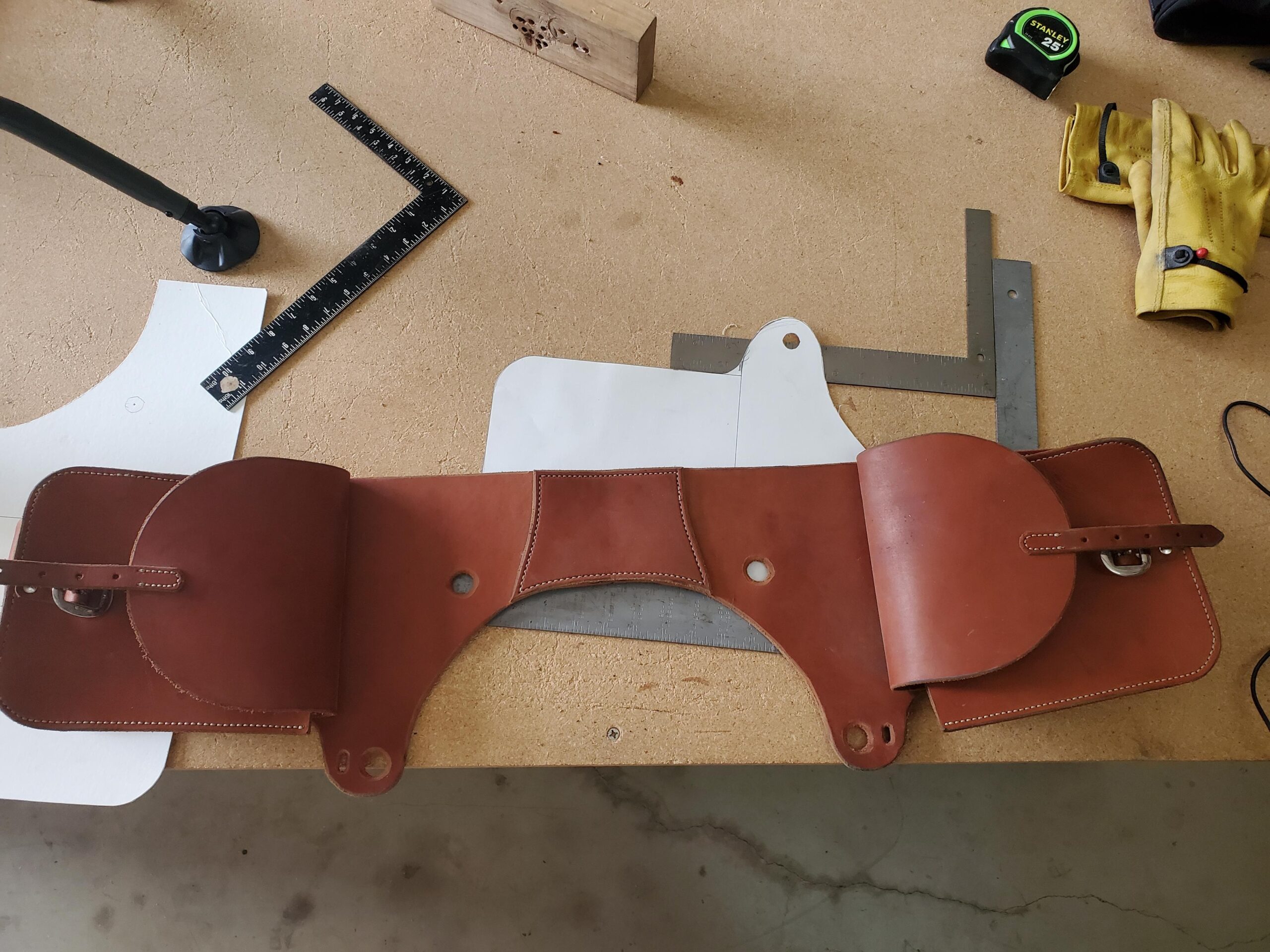 Need Saddlebag Pattern Patterns And Templates Leatherworker