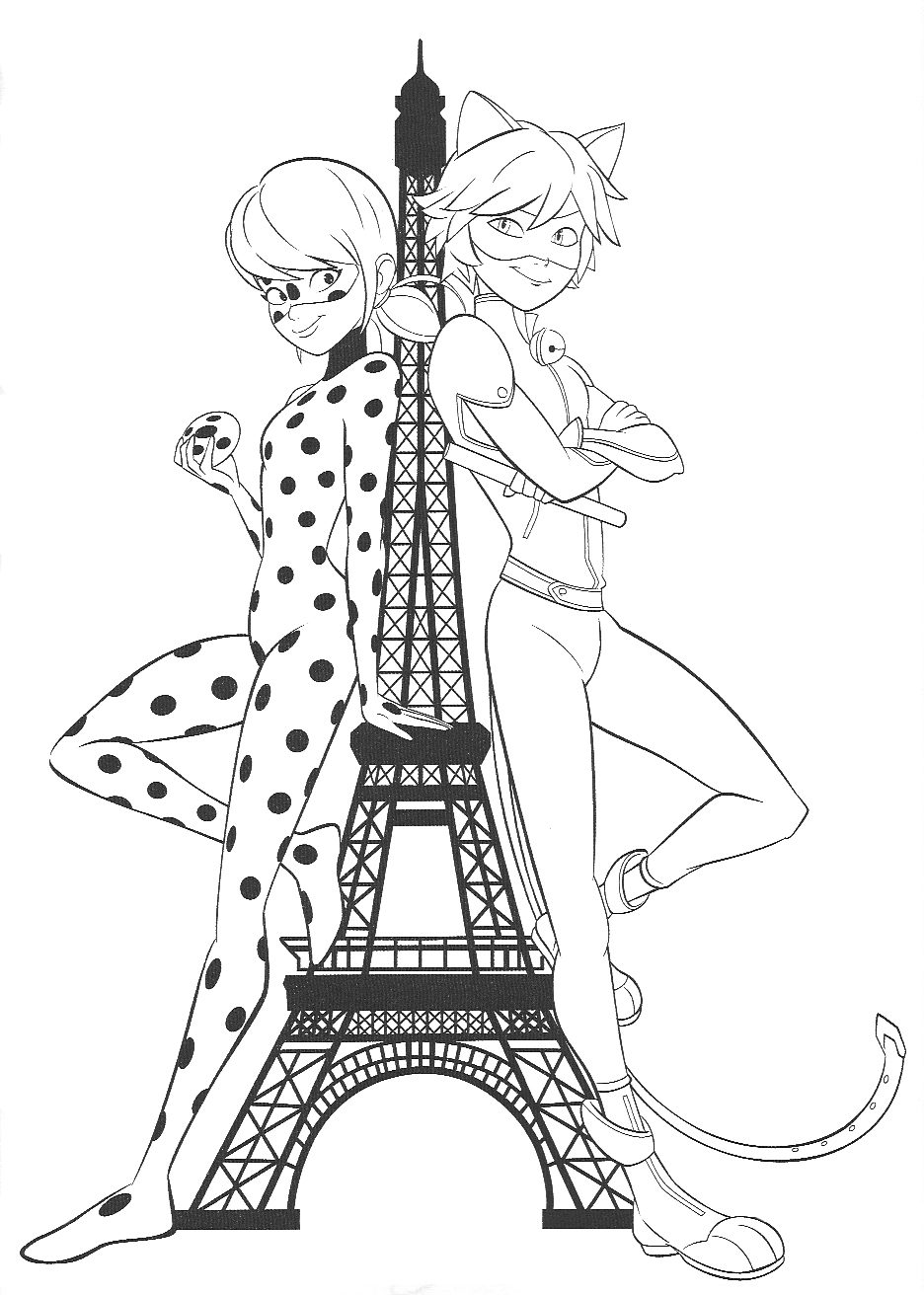 Miraculous Ladybug Coloring Printables