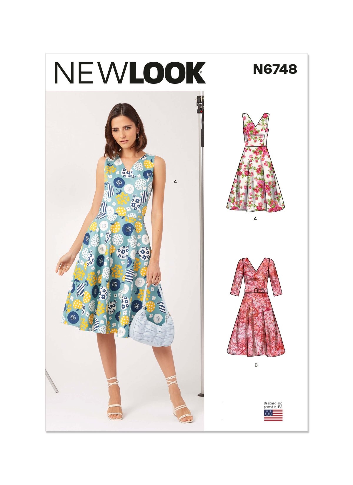 New Look Sewing Pattern N6748 Misses Dress With Sleeve Variations Sewdirect
