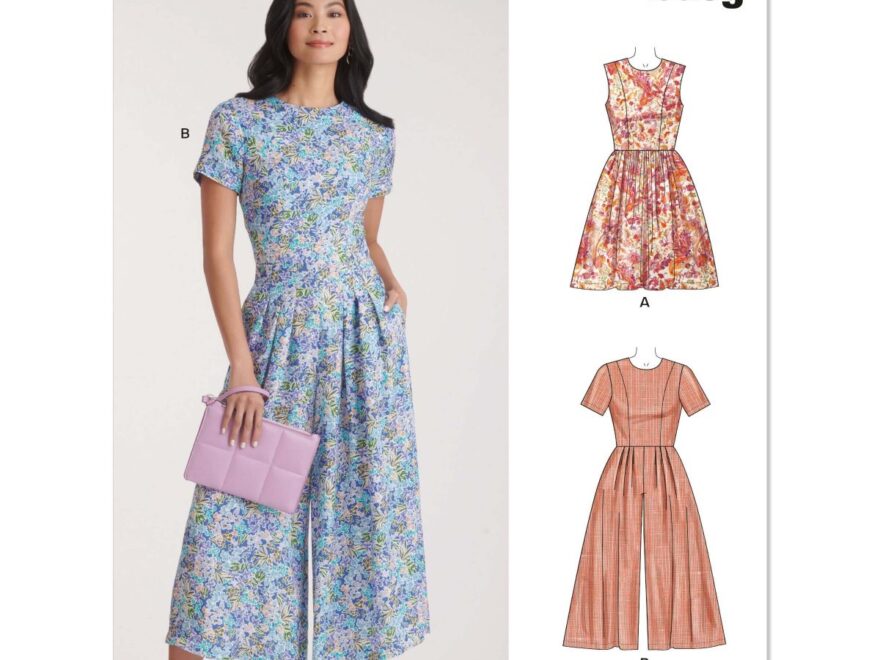 New Look Sewing Pattern N6777 Misses Dress And Jumpsuit Sewdirect