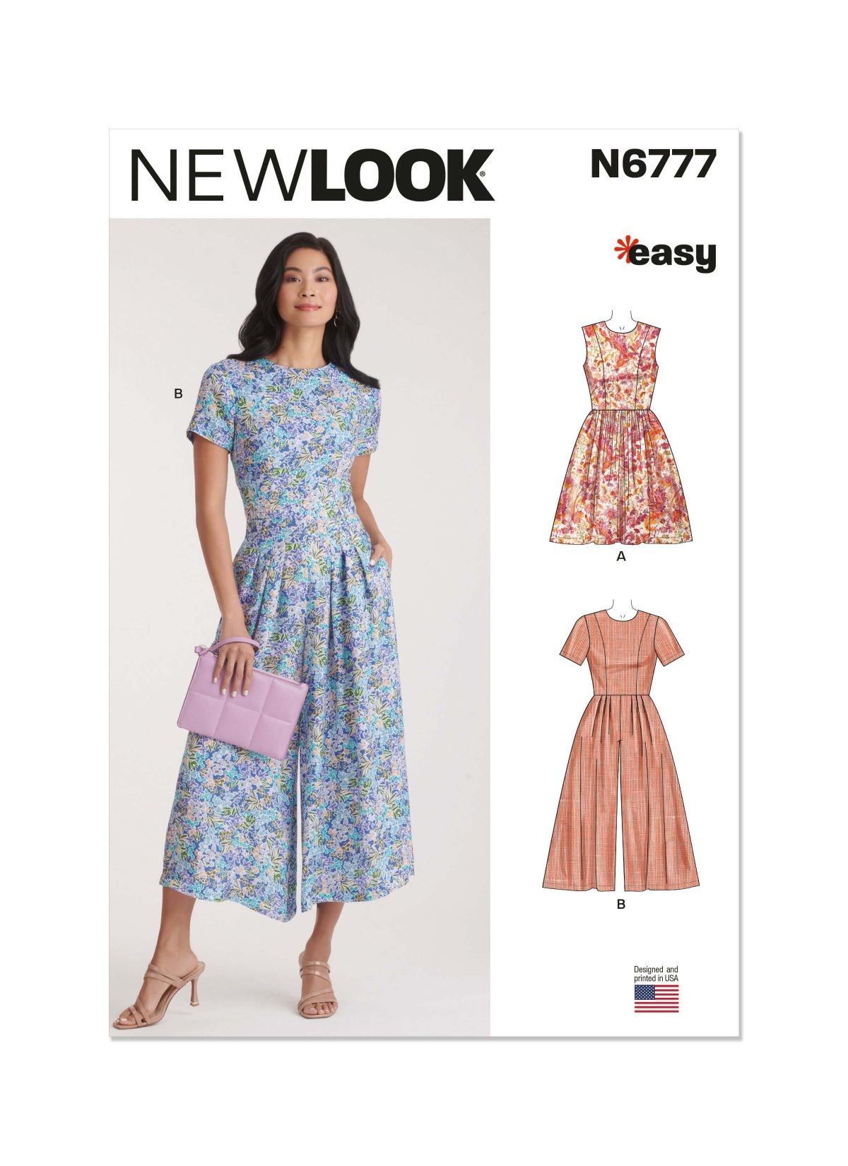 New Look Sewing Pattern N6777 Misses Dress And Jumpsuit Sewdirect