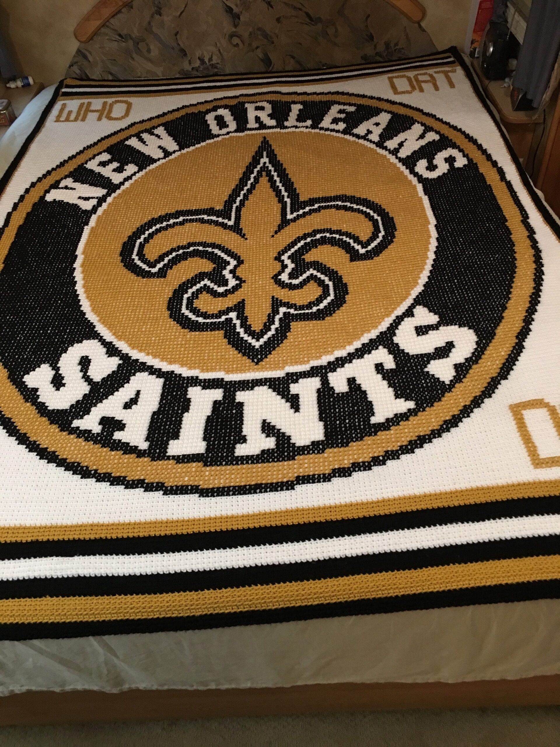 New Orleans Saints Crochet Pattern Etsy
