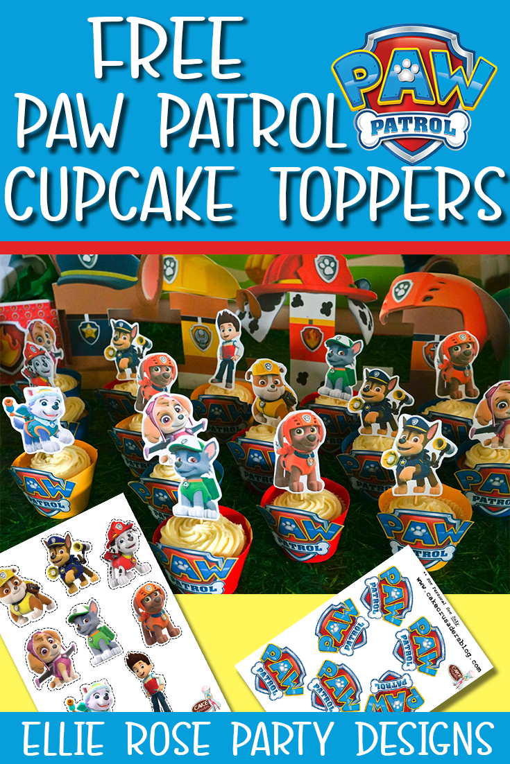No 1 Best Paw Patrol Cupcake Toppers Printable