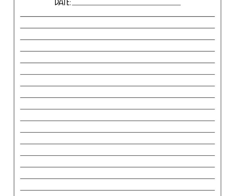 Note Pages Templates 30 FREE Printables Printabulls
