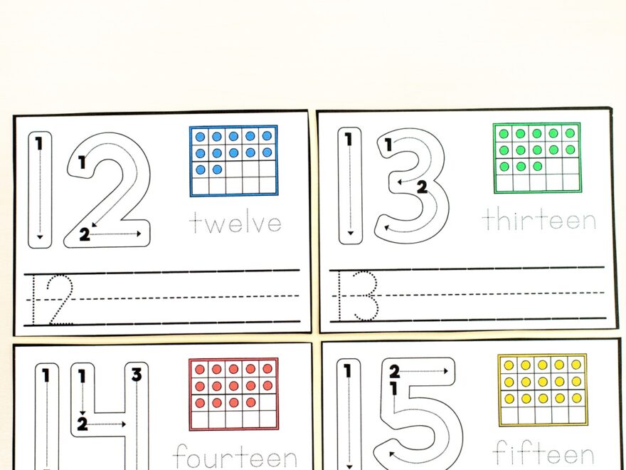 Number Formation Cards Free Printable