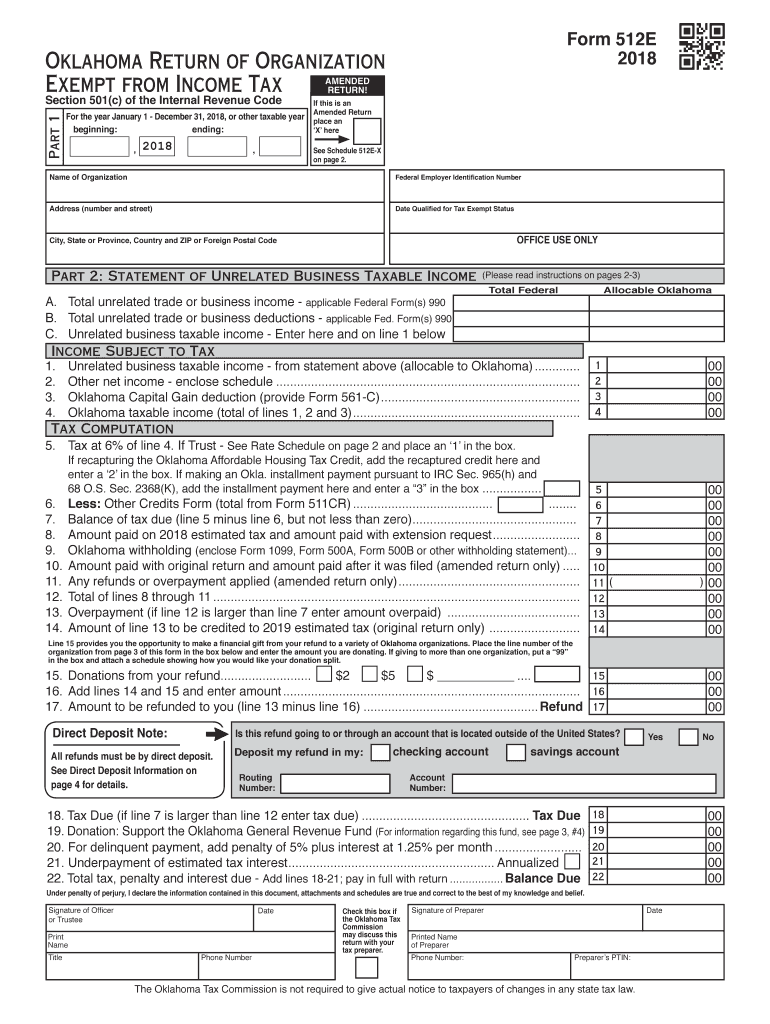 Oklahoma Income Tax Fill Out Sign Online DocHub