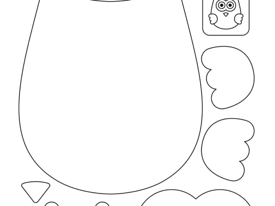 Owl Template Childhood Magic