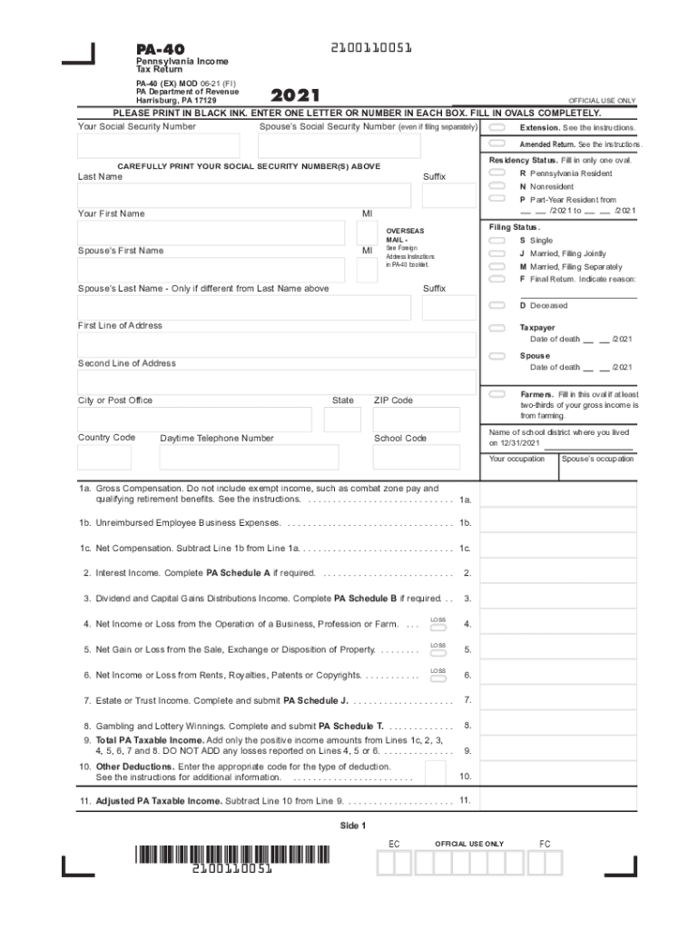 Pa 40 Instructions Fill Out Sign Online DocHub