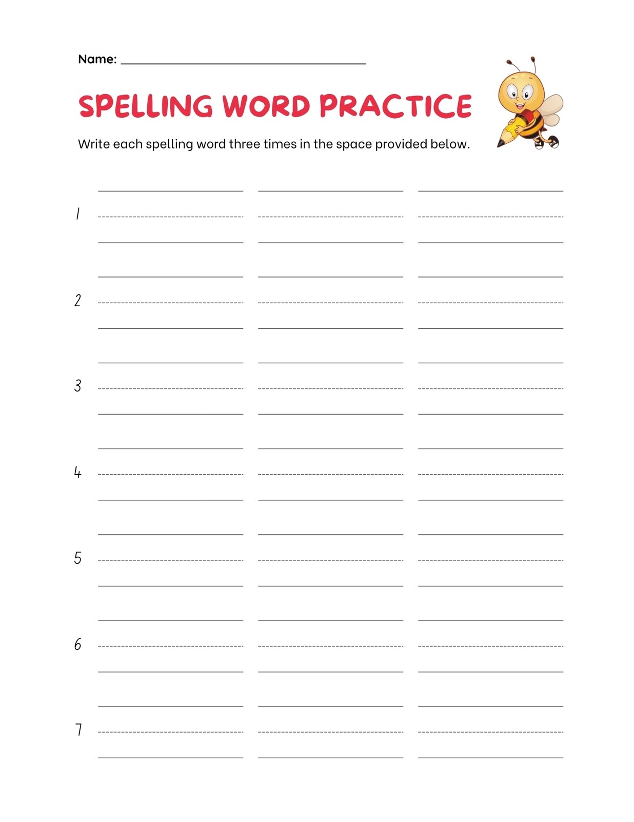 Page 3 Free Custom Printable Handwriting Worksheet Templates Canva Worksheets Library