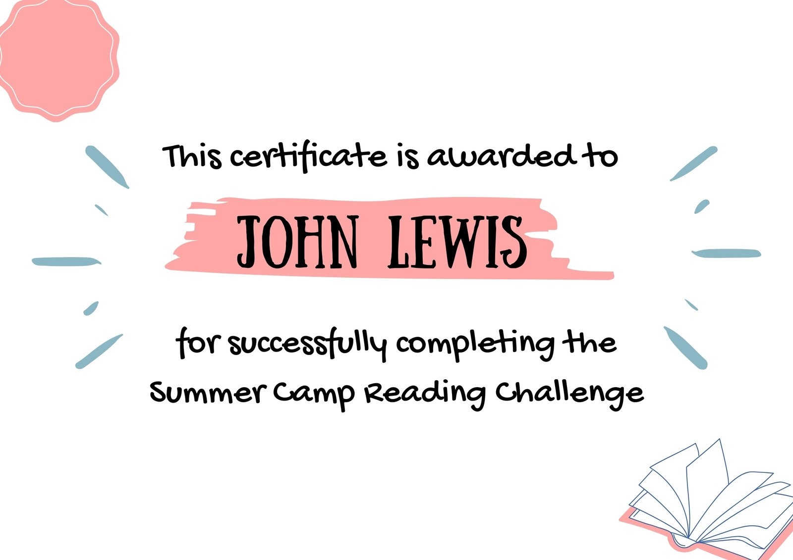 Page 3 Free Printable Customizable Student Certificate Templates Canva