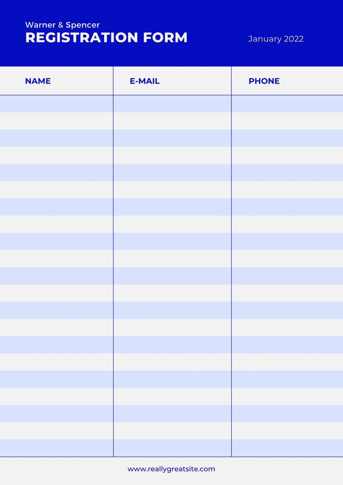 Page 4 Free Form Document Templates To Customize And Print Canva