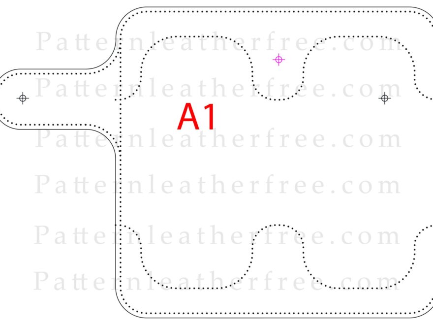 Pattern Leather Biker Wallet Download PDF