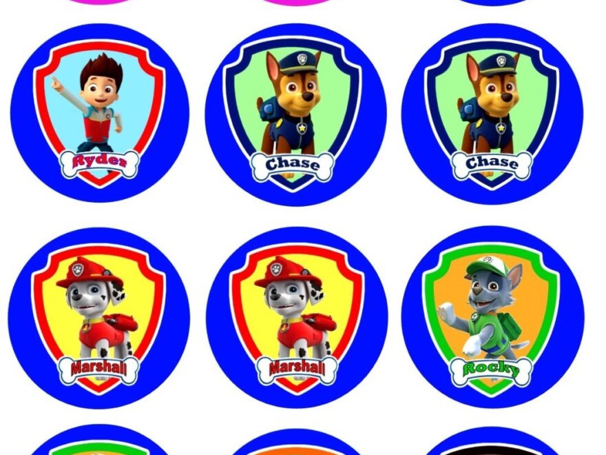Paw Patrol Free Printable Kit Oh My Fiesta In English