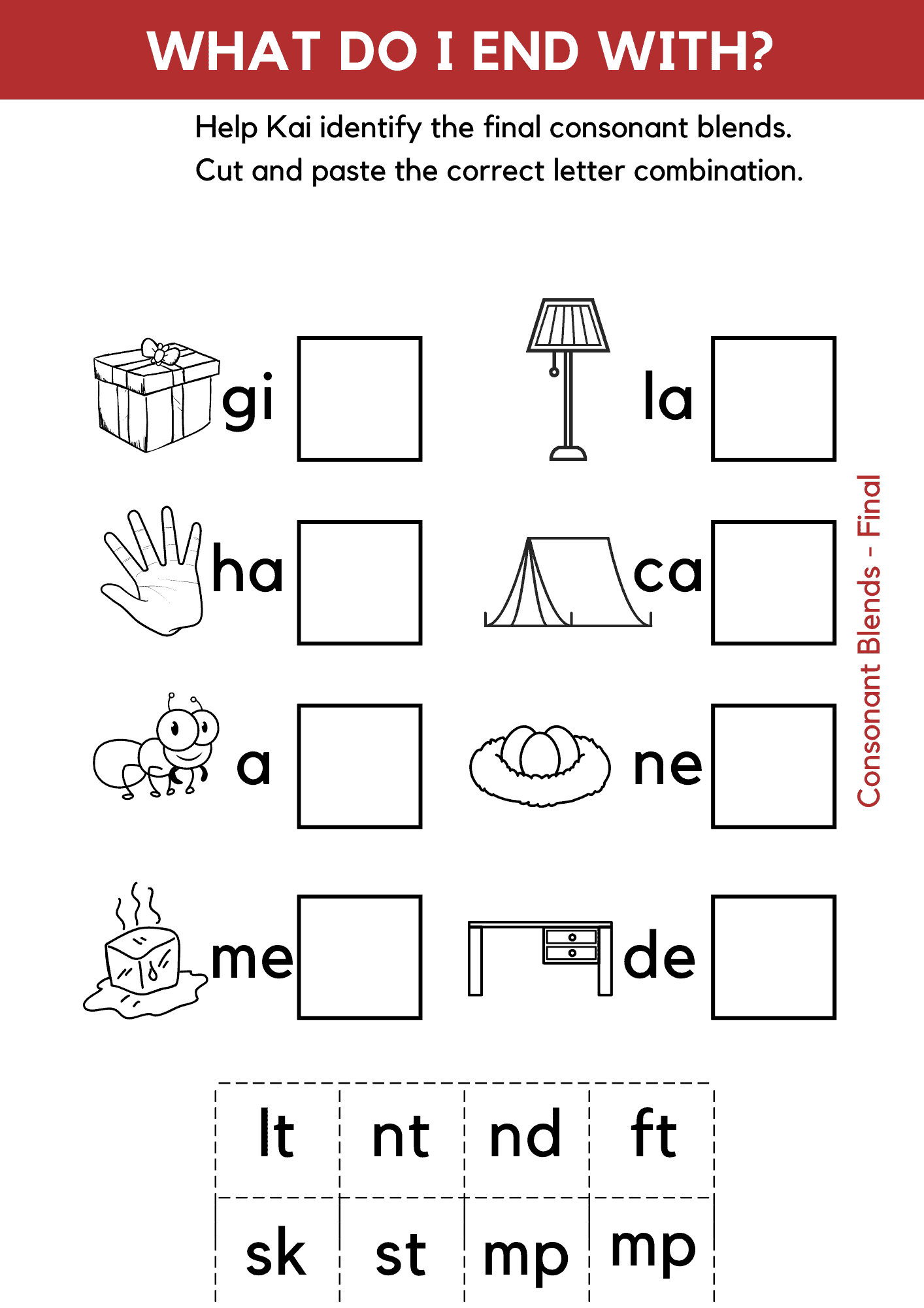 Phonics Blends Consonant CV VC CVC Worksheets pdf Level 1