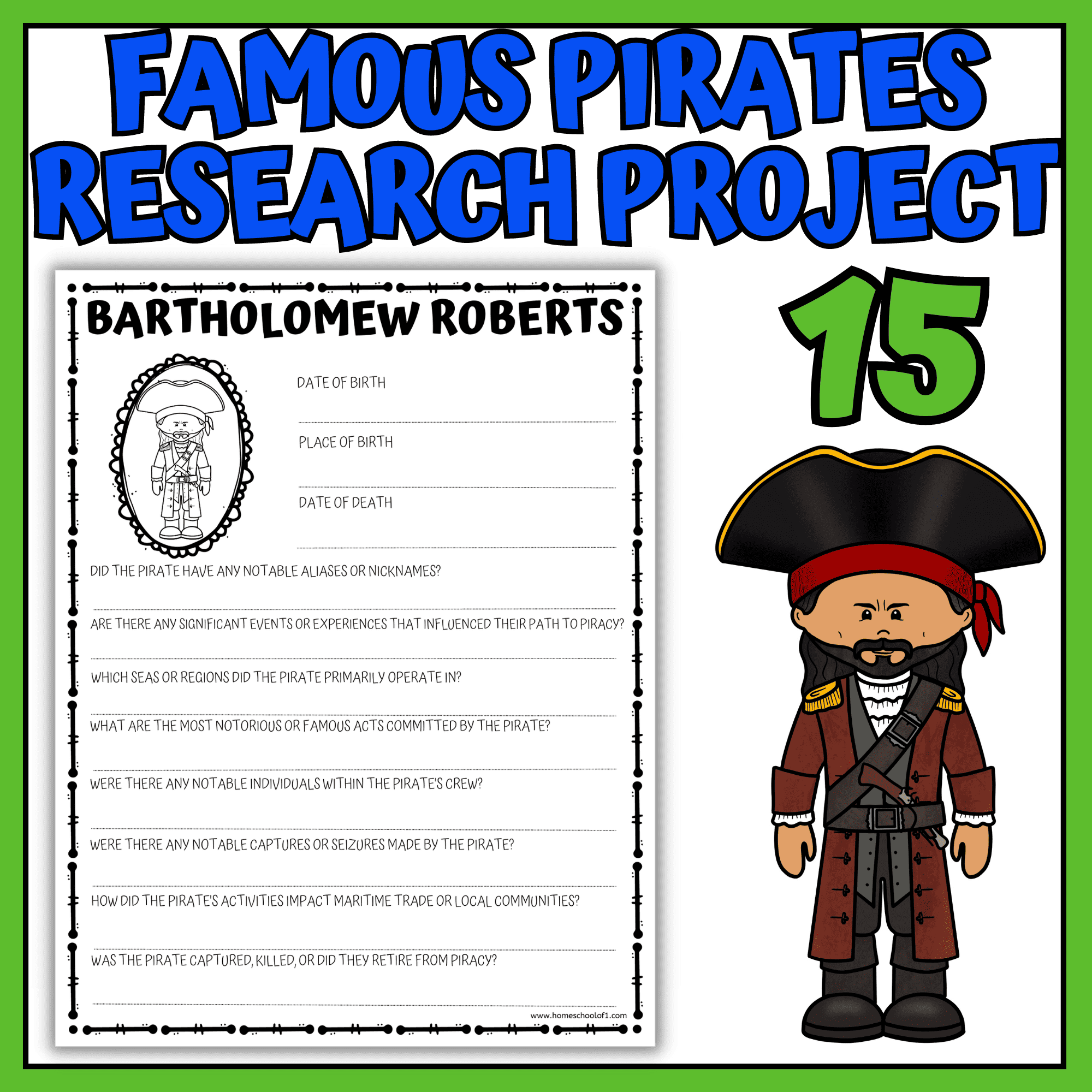 Pirate Mad Libs Free Printable 