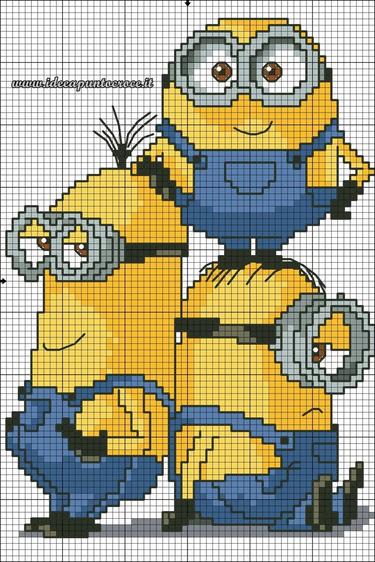 Pixel Art Mignon Avec Petits Carreaux Tres Dure A Faire