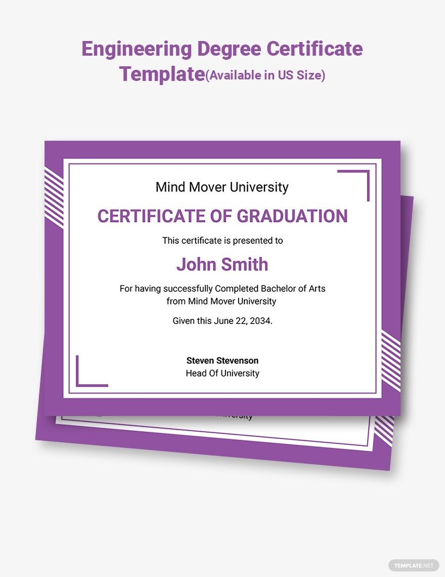 Printable Bachelor Degree Certificate Template In Word Publisher Google Docs Download Template