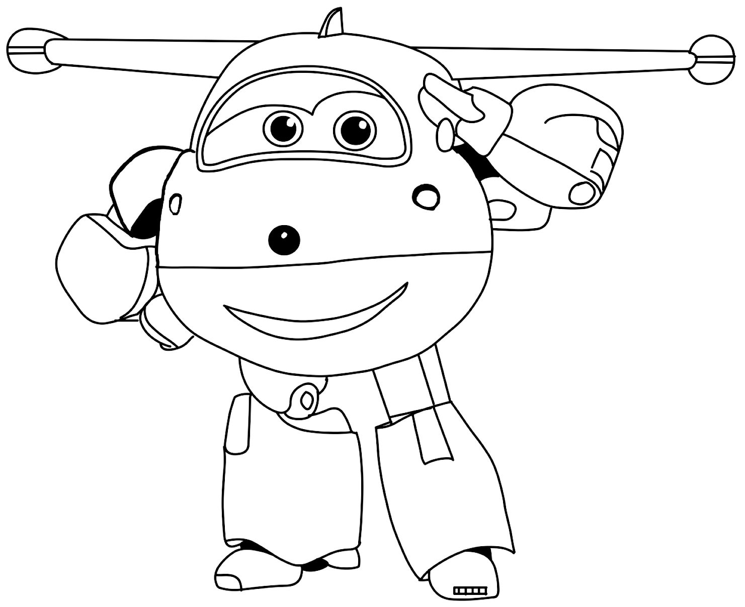 Printable Coloring Pages Super Wings