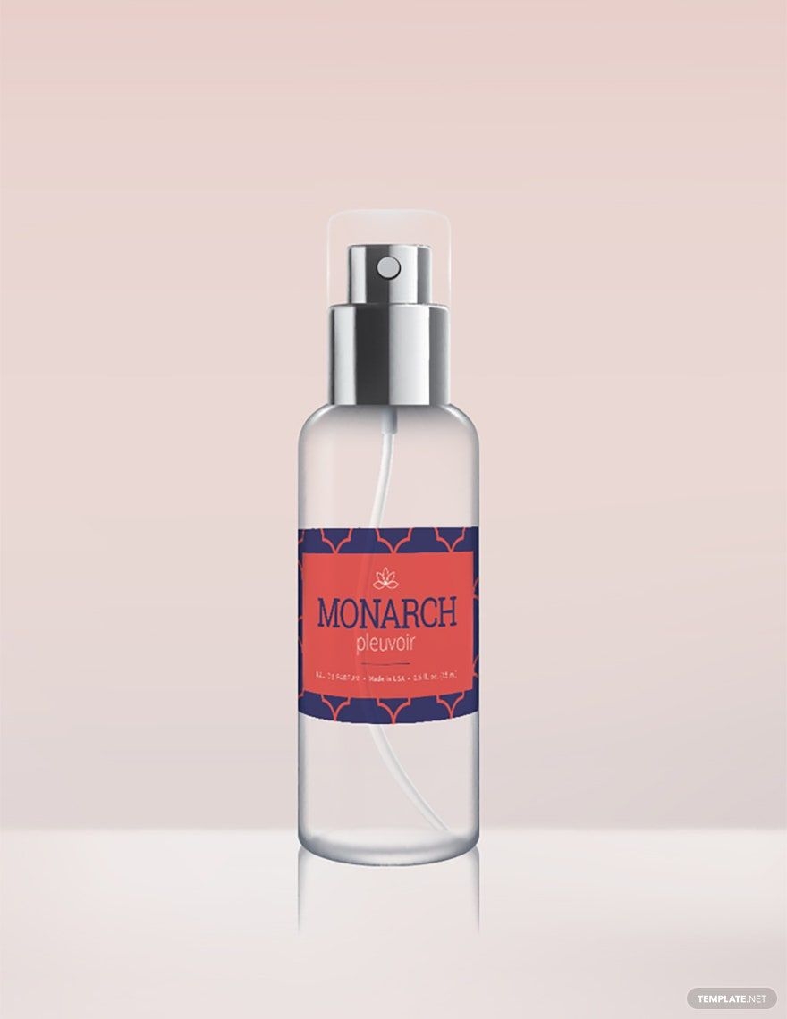 Printable Perfume Bottle Label Template In Illustrator PSD Word Pages Publisher Download Template