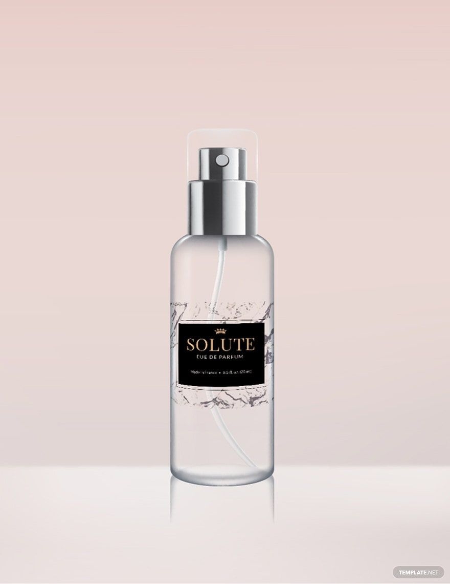 Printable Perfume Bottle Label Template In Illustrator PSD Word Pages Publisher Download Template