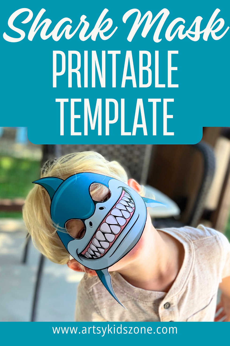 Wave Mask Printable Pattern